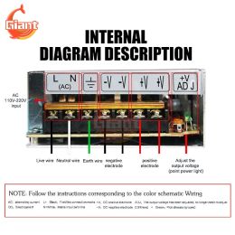 S-360-12 AC To DC 12V Switching Power Supply 30A 360W LED Security Monitoring Voltage Regulator Stabiliser Source Transformer