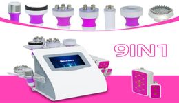 9 in 1 new in stock 40k fat cavitation Liposuction Body Sculpting system ultrasonic vacuum RF weight-loss lipo slimming machine1725168