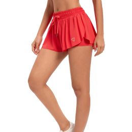 Cheerleading Group Skirt Women Flowy Shorts Running Yoga Workout Gym Athletic Hiking Shorts Leggings Flexibility Push Up Cute