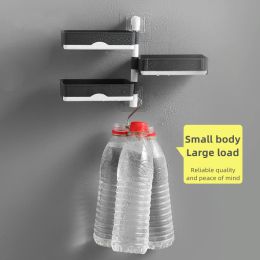 Soap Box No Punching Rotatable 2/3/4 Layers Soap Holder Container Home Wall Mounted Soap Holder Bathroom Storage Box Accessories