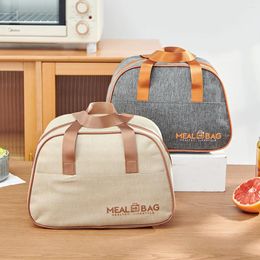 Dinnerware WORTHBUY Waterproof Lunch Box Bag Portable Bento Insulation Cooling Picnic Thermal Insulated For Beer