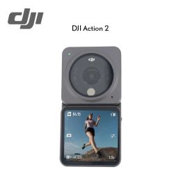 Cameras DJI Action 2 DualScreen Combo Portable Wearable 4K 120fps Super Wide FOV HorizonSteady 10m Waterproof Camera 100% Original