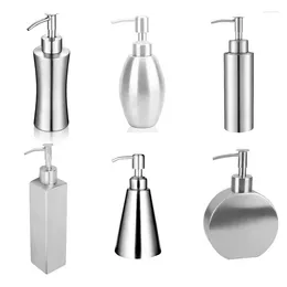 Liquid Soap Dispenser 304 Stainless Steel Hand Bottle Shower Lotion Shampoo Cleanser Washing
