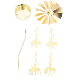 Candle Holders Decorations Elk Golden Candlestick Gift Rotating Holder Wedding Revolving Metal Stand