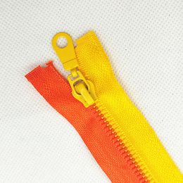 2Pieces 5#(25-70cm) Detachable Resin Zipper Opening Automatic Ecological Locking Plastic Zipper For Sewing Suit