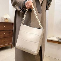 Bag 2pcs Stone Pattern Designer PU Leather Bucket Crossbody Handbags And Purses 2024 Fashion Lady Small Shoulder