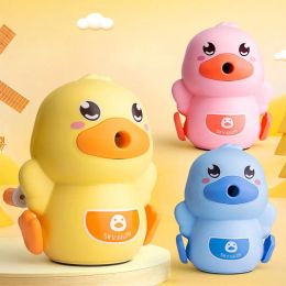 Kawaii Duck Pencil Sharpener Manual Hand Crank Pencil Cutter Sharpener Kids Gift Korean Stationery School Office Supplies