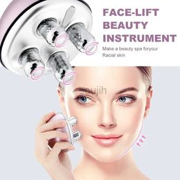 Face Massager EMS Roller Face Lift Massager USB Micro Current Tighten Face Wrinkle Removal Multi-Functional Relaxation Treatments Massage 240409