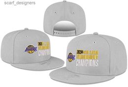 Ball Caps Los Angeleslakersball Caps Casquette 2023 Torneo di stagione Champions Cotton Baseball Cap Hat Snapback Hat Men Women Sun Hat ricamo a primavera estate Who