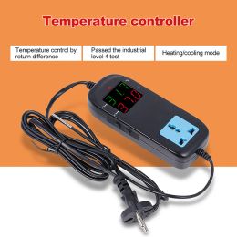 MH-2000 Digital Temperature Controller Build in Outlet 2200W 220V 10A Thermostat Controller for Reptile Freezer Greenhouse