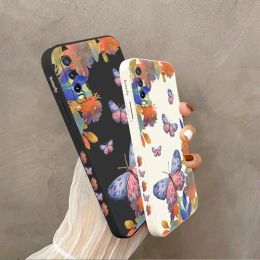 Strange Butterfly Silicone Phone Case For VIVO Y20 Y22 Y21T Y21 Y20i Y20S Y30 Y76 Y33S Y35 Y53 Y91i Y50 Y93 Y33T Y95 Y17 Cover