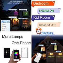 WIFI Smart LED Ceiling Light With Bluetooth Speaker Remote Control For Bedroom Living Room Kitchen Work With Alexa Google Home