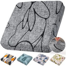 Chair Covers Printed Sofa Cushion Cover For Living Room Spandex Elastic Furniture Protector L Shape Corner Armchair Slipcover