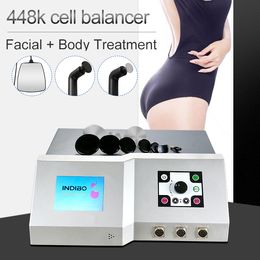 Portable Radio Frequency 448Khz RF Body Shaping Machine CAP RES Lymphatic Detox Tecar Therapy Anti-aging Skin Care Apparatus