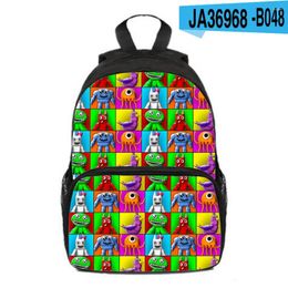 School Bags Game Garten Of Banban Printed Backpack For Kids Boys Girl Bookbag Children Backpacks Large Capacipy Schoolbag Mochila