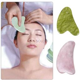 Face Massager 1PC Natural Jade Gua Sha Scraper Board Massage Quartz Jade Guasha Stone For Face Neck Skin Lifting Wrinkle Remover Beauty Care 240409