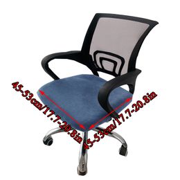 Swivel Seat Cover Dust Cover Velvet Office Chair Cover Chair Slip Saddle Cover Computer Washable Elastic Removable Slipcovers