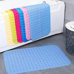 Bath Mats Bathroom Non-slip Mat Home PVC Soft Shower Massage Floor Carpet Foldable Accessories