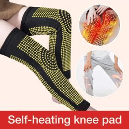 Pair Dot Heating Knee Pads Brace Sports Kneepad Tourmaline Knee Support For Arthritis Joint Pain Relief Recovery Unisex