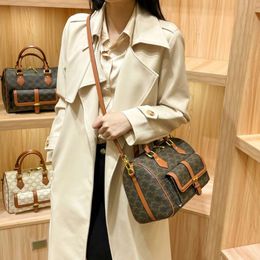 Leather Handbag Designer Sells New Women's Bags at 50% Discount Leather Womens Bag Single Shoulder Crossbodyhandbags