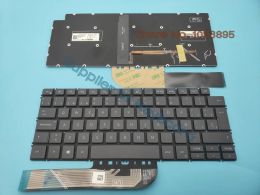 Keyboards New For Dell Latitude 3301 3410 E3301 P114G P120G Laptop Latin Spanish/Brazilian Portuguese Keyboard Black/Silver Backlit