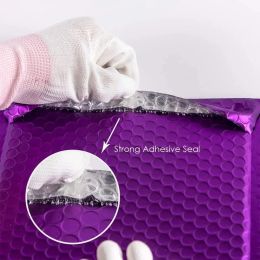 50pcs Mailer Bag for Seal Purple Padded Gift Bubble Envelopes Mailing Self Pink Poly Packaging Padding Shipping