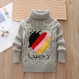 Girls Sweaters Autumn Winter 2023 Children Knitted Outerwear For Baby Boys Clothes 1 To 6 Years Kids Pullover Sweater Toddler
