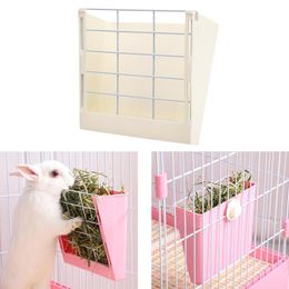 Rabbit Hay Rack Large Capacity Hay Feeder Cage Accessories For Rabbits Birds Guinea Pig Chinchilla