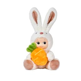 Genuine Authorized Sonny Angel Doll Hug Rabbit Vinyl Plush Doll Girl Sofa Pillow Lovely Healing With Valentine's Day Girl Gift