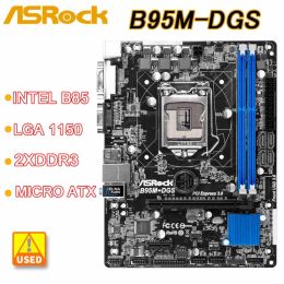 Motherboards Intel B85 Motherboard ASRock B95MDGS Motherboard LGA 1150 2xDDR3 16GB 4xSATA3 Micro ATX support i54430 i34130 cpu