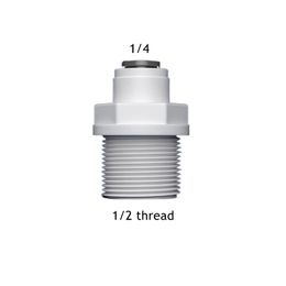 10Pcs Straight RO Water Fitting Male Female Thread 1/4 3/8 Coupling Hose PE Pipe Connector Water Philtre Reverse Osmosis Parts