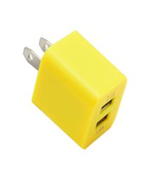 phone chargers 21A Dual usb ports US Eu Ac home wall charger plug adapter for iphone samsung s6 s7 edge smart phones 20227451691