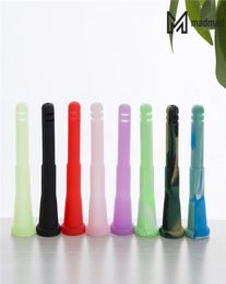 Silicone Down Tube 101mm Length Coloured Food Grade Downstem Smoking Dropdown Fit Water Bong Tube Pipe 4308631716