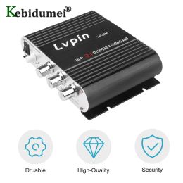 Amplifier For LVPIN HiFi Stereo Amplifier 12V 200W Mini MP3 Car Radio Channels 2 House Super Bass