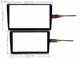 2.5D 9 inch 10.2 inch Touch Screen For RS-8577-V0 FPC XDX FD101GS0035A-FPC-V02 Touch Panel Parts Sensor Glass Digitizer Car GPS