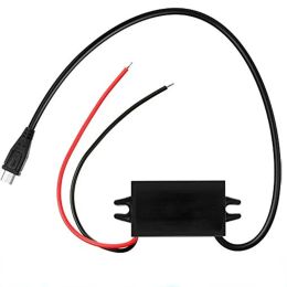 12V 24V 36V 48V 60V 72V Buck to 5V 3A USB DC DC Step Down Power Converter Car Auto Phone Motorcycle Charger Adapter 11V-90V