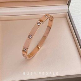 Brand designer Carter Fashion Couple Ten Diamond Bracelet Stars and Diamonds Rose Gold Jewellery Platinum With logo 1VLB