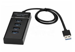 Crossovers 4 Port splitters keyboard mouse phone flash drive data charger splitter for computer 30 usb hub charging station2086023