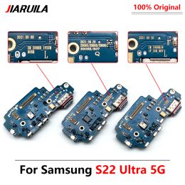 USB Charging Board Port Dock Charger Connector Flex Cable For Samsung S22 Plus Ultra 5G S908B S901B S906B