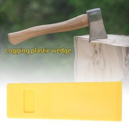 5/8/10 inch Plastic Tree Felling Wedge Felled Chock Cutting Spiked Wedge Woodcutting Tool for Logging Cleaving Chainsaw Yellow