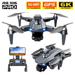 Drones RG106 MAX GPS Drone 6K Professional Dual HD Camera with 3Axis Gimbal FPV Obstacle Avoidance Brushless Foldable Quadcopter Toys