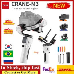 Stabilisers ZHIYUN Crane M3 Handheld Stabiliser Gimbal for Sony for Canon Nikon Mirrorless Camera Action Cam iPhone vs Crane M2