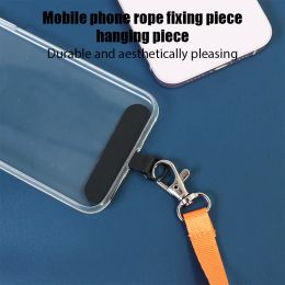 Universal Anti-lost Lanyard strap Clip for phone Rope Clip hang mobile Black Phone Chain Patch for Iphone Accessories