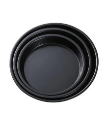 Non-Stick Pizza Pan Pizza Single Wheel Cut Bakeware Pizza Plate Round Deep Dish Pizza Pan Tray Mould Baking Tools GYH