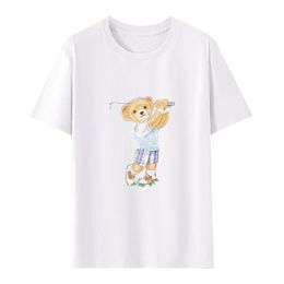 Damska koszulka polo-solo w stylu designerskim dla luźnego i łatwego zużycia, czysta bawełniana koszulka, lider nowego trendu letniego chłodu.
