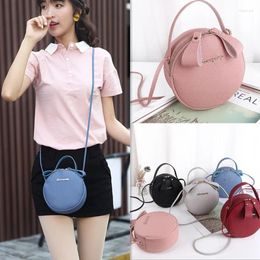 Shoulder Bags Circular Design Women Bag Leather Women's Crossbody Messenger Ladies Purse Female Round Bolsa Handbag Phone