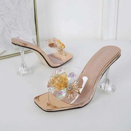 Dress Shoes Summer Women Pumps Fashion Ladies Party Crystal Brand Woman High Heels 9cm Super Plus Size 42 43 44 45 46 H240423