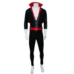 Vampire Morbius Cosplay Costume PU Aldult Unisex Zentai Outfits Jumpsuit Bodysuit Catsuit Halloween Props