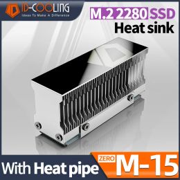 Cooling IDCOOLING ZERO M15 A1 M.2 2280 SSD Radiator Passive Cooling Heat Sink PC Computer Solid State Drive Heatsink with Thermal Pad