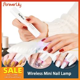Dryers Upgrade Handheld Fast Nail Drying Lamp UV LED Lamp For Manicure Wireless Mini LED UV Lamp Nail Dryer For Gel Nails Nail Art Tool